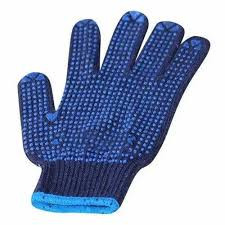Blue On Blue Dotted Hand Gloves