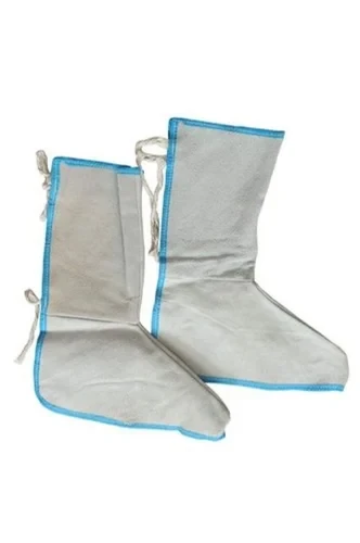 White Leather Leg Guard