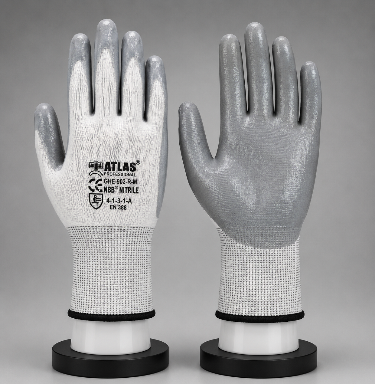 Nitrile Coated Atlas Rubby-902 Hand Gloves.