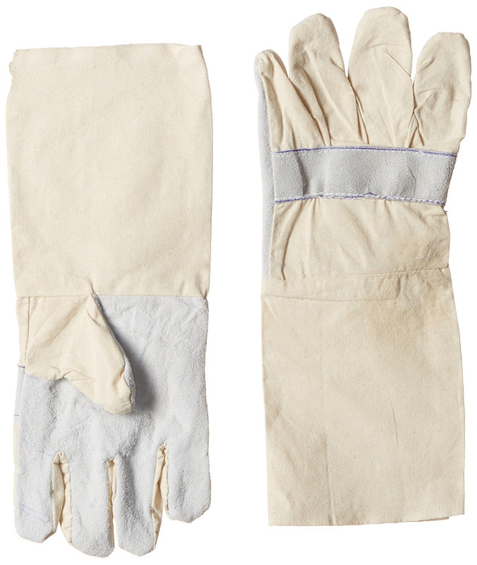 Leather Canva Hand Gloves