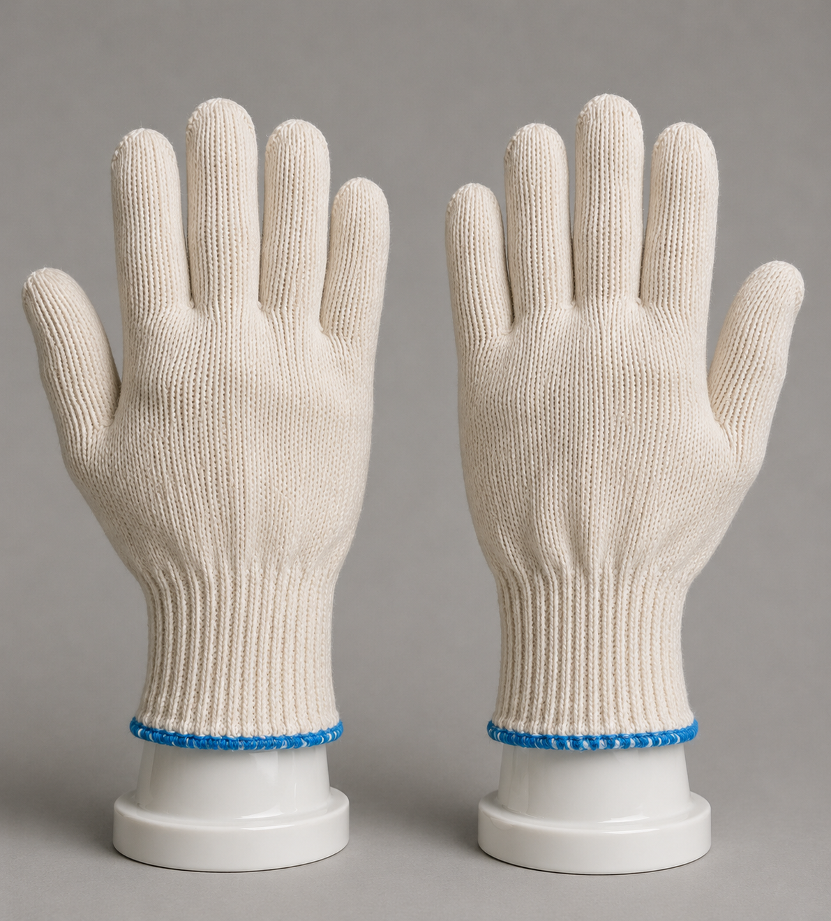 Knitted 60 GM White Hand Gloves