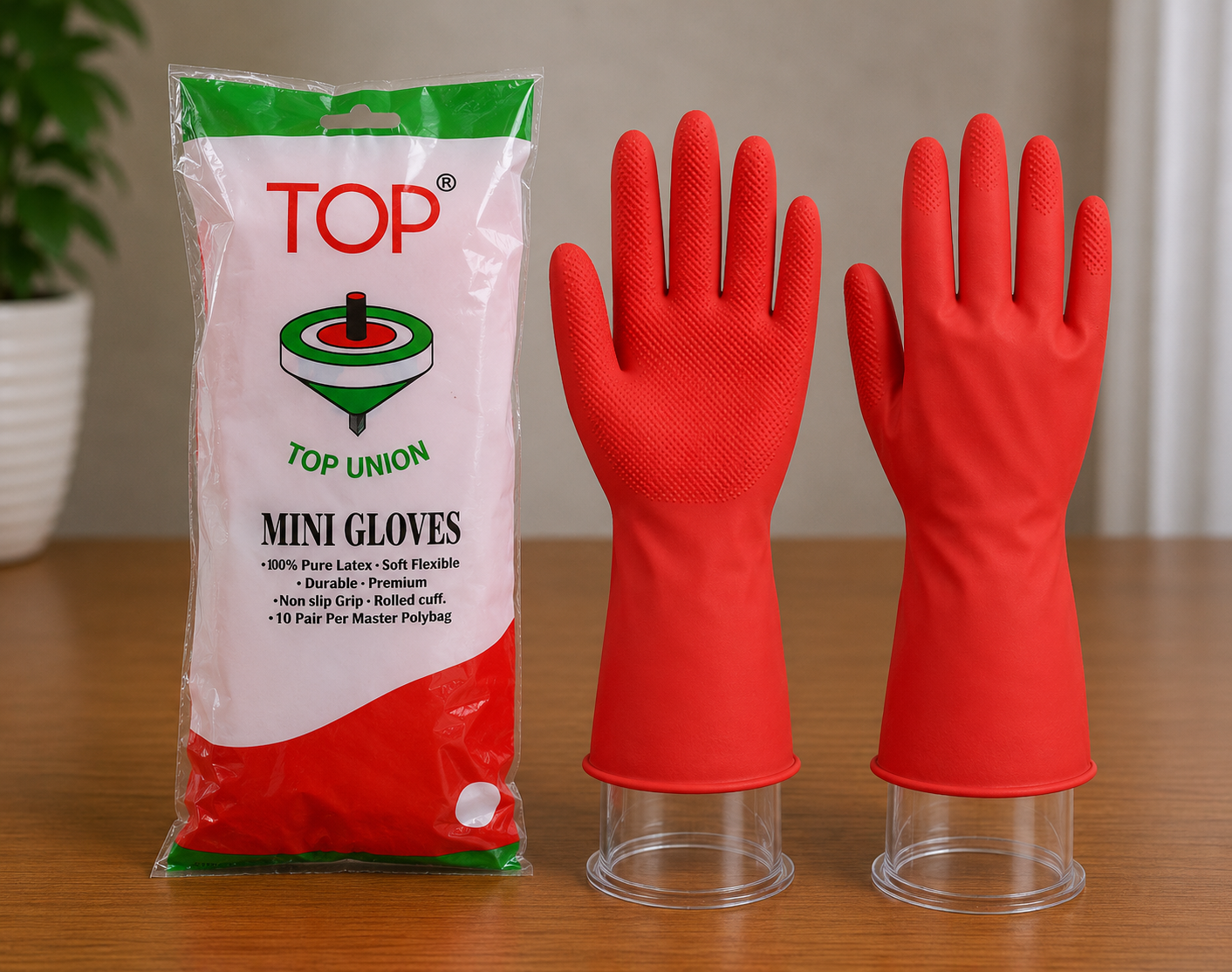 Red Top Union Mini Hand Gloves