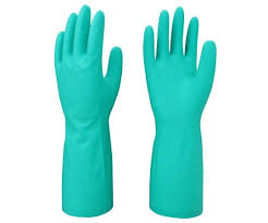Nitrile hand gloves niterx-15 light green