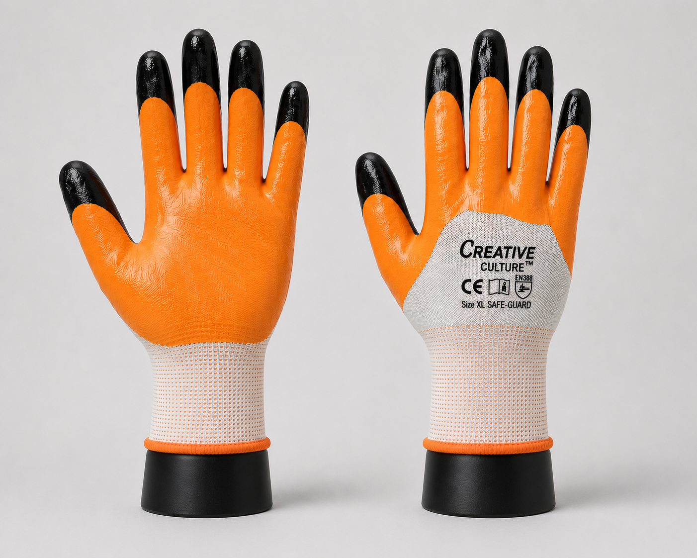 TIGER NITRILE COATED HAND GLOVES