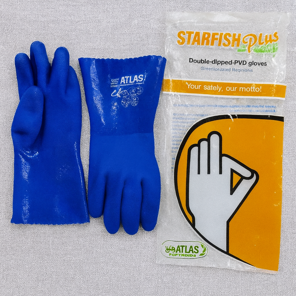 PVC Hand Gloves (Atlas Starfish) 22inch