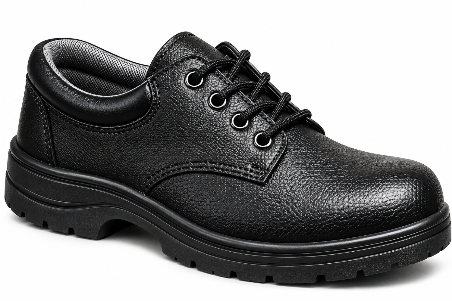 Safety Shoes Durby with Leather Upper &PVC Sole