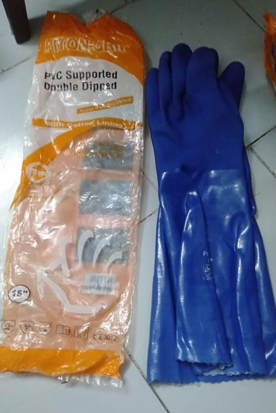 PVC Hand Gloves 18"