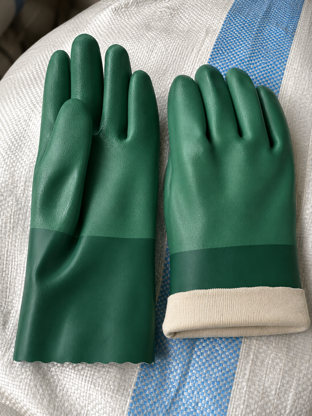 PVC Premium Double Padded Hand Gloves 12 inch