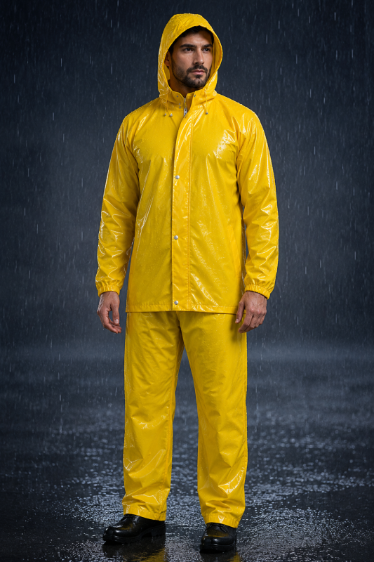 Premium Worker Raincoat Yellow