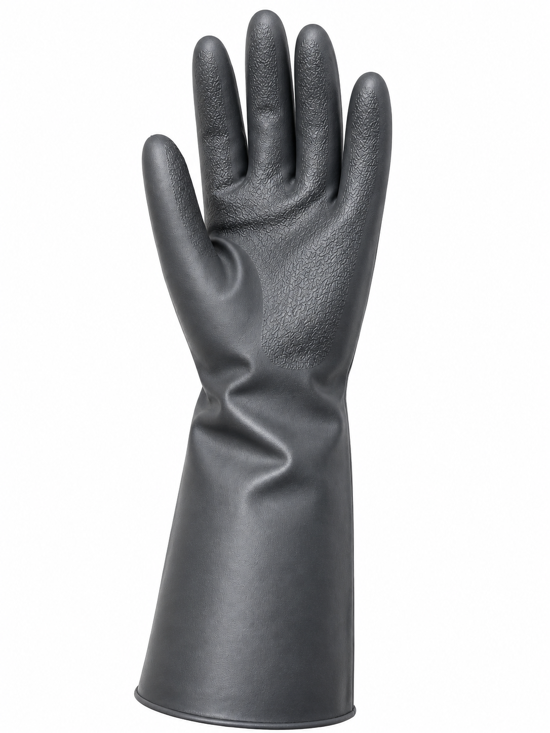 Rubber Hand Gloves 14 Inch Black