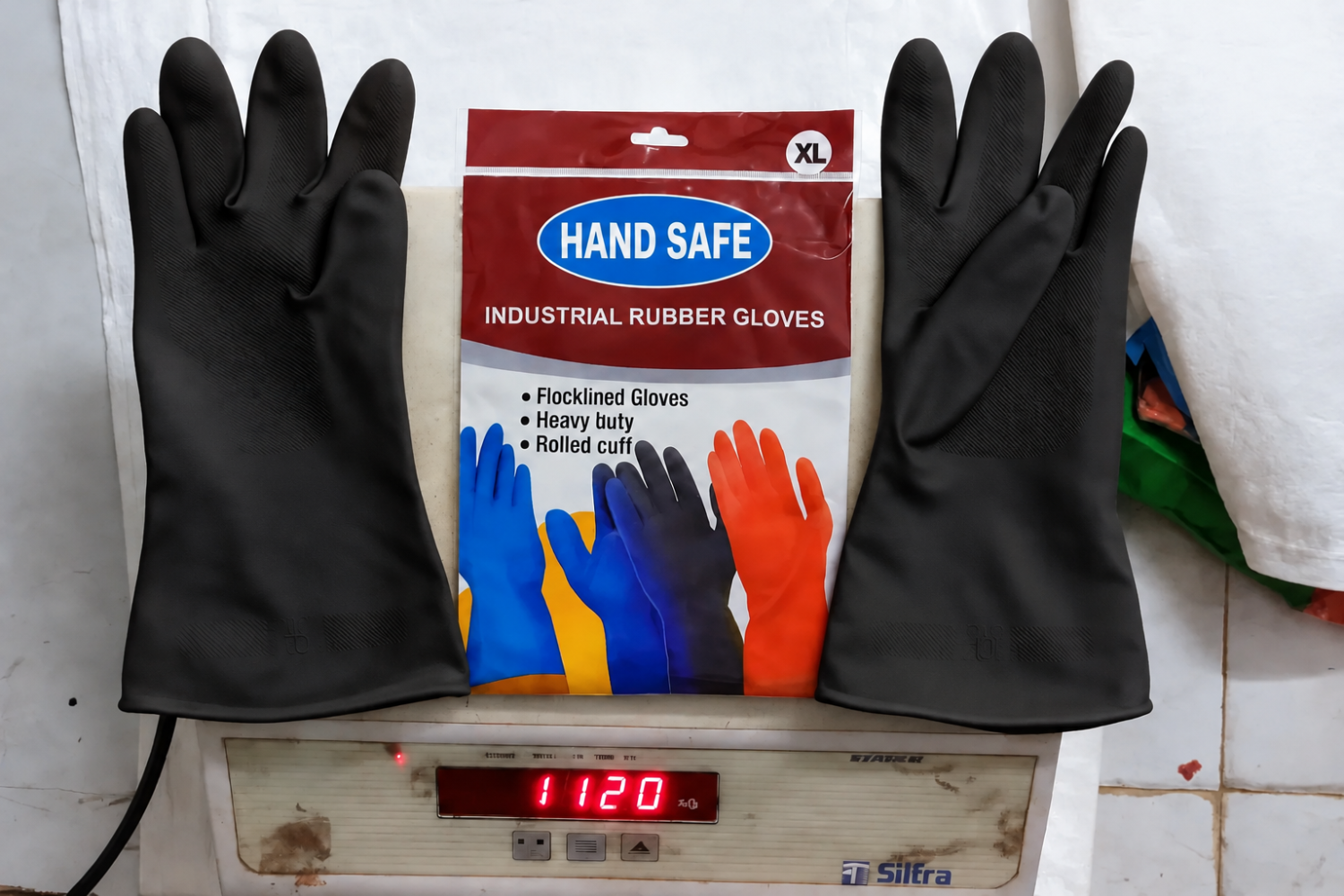 TDPL Premium Rubber Gloves Black