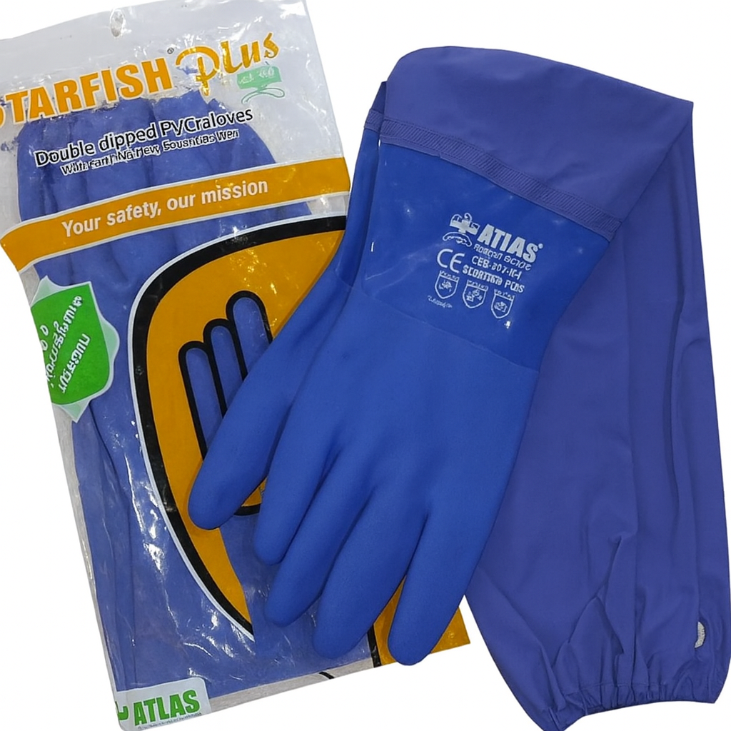 PVC Hand Gloves (Atlas Starfish) 18inch