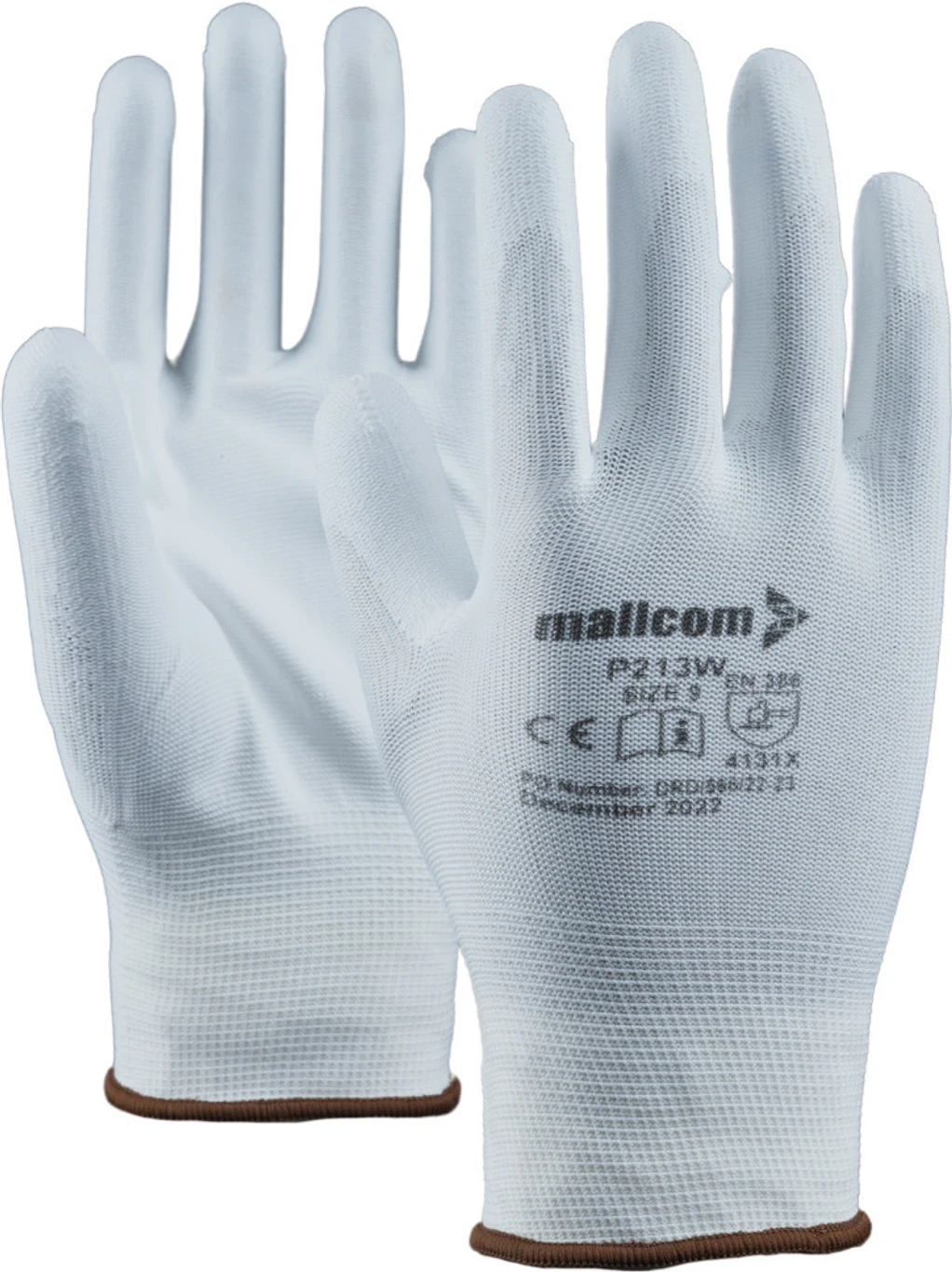 Mallcom Seamless Nylon Liner Coated Safety Gloves