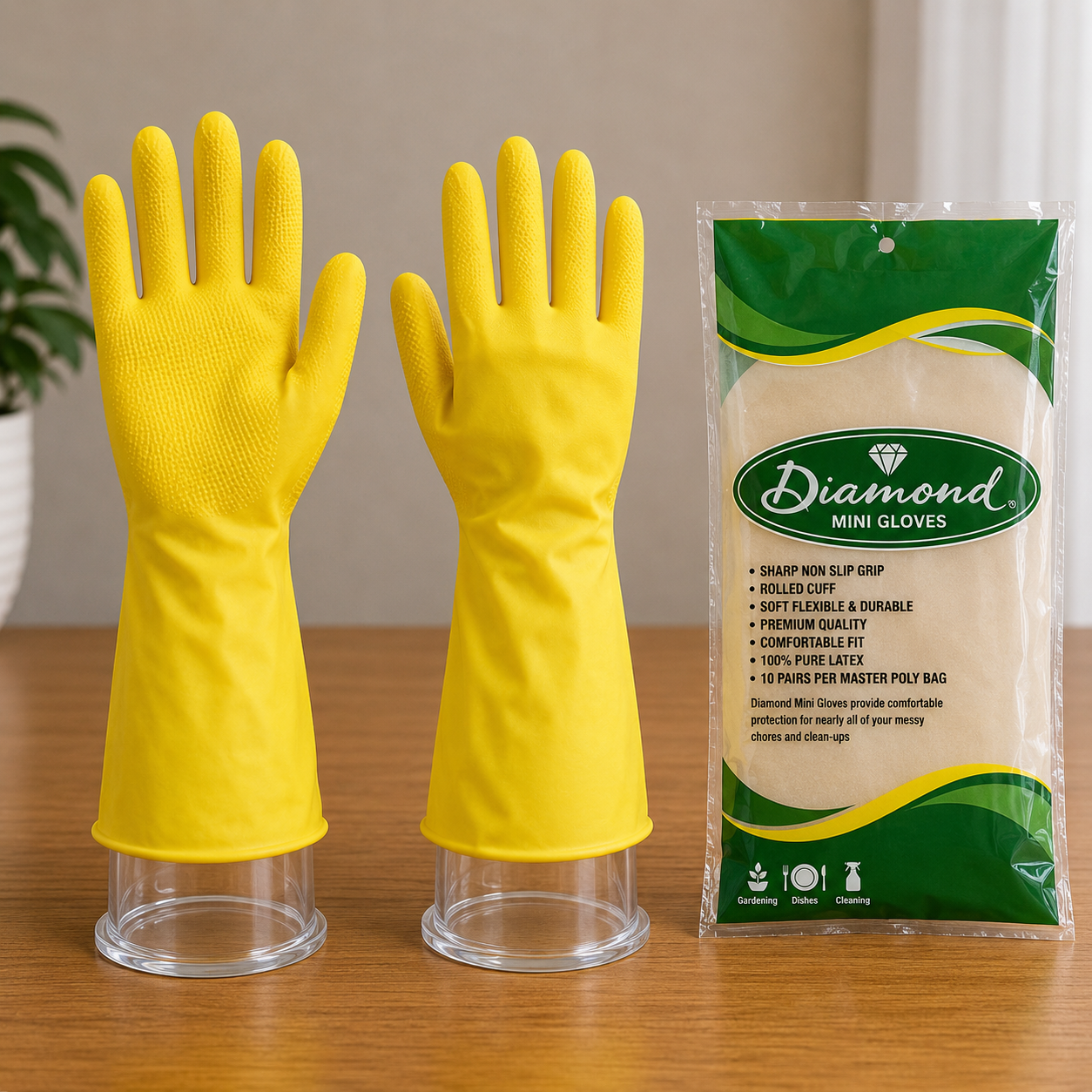 Yellow mini Hand Gloves